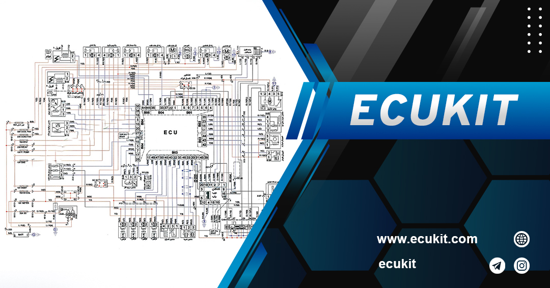نقشه داخلی ECU  والئو  PL4